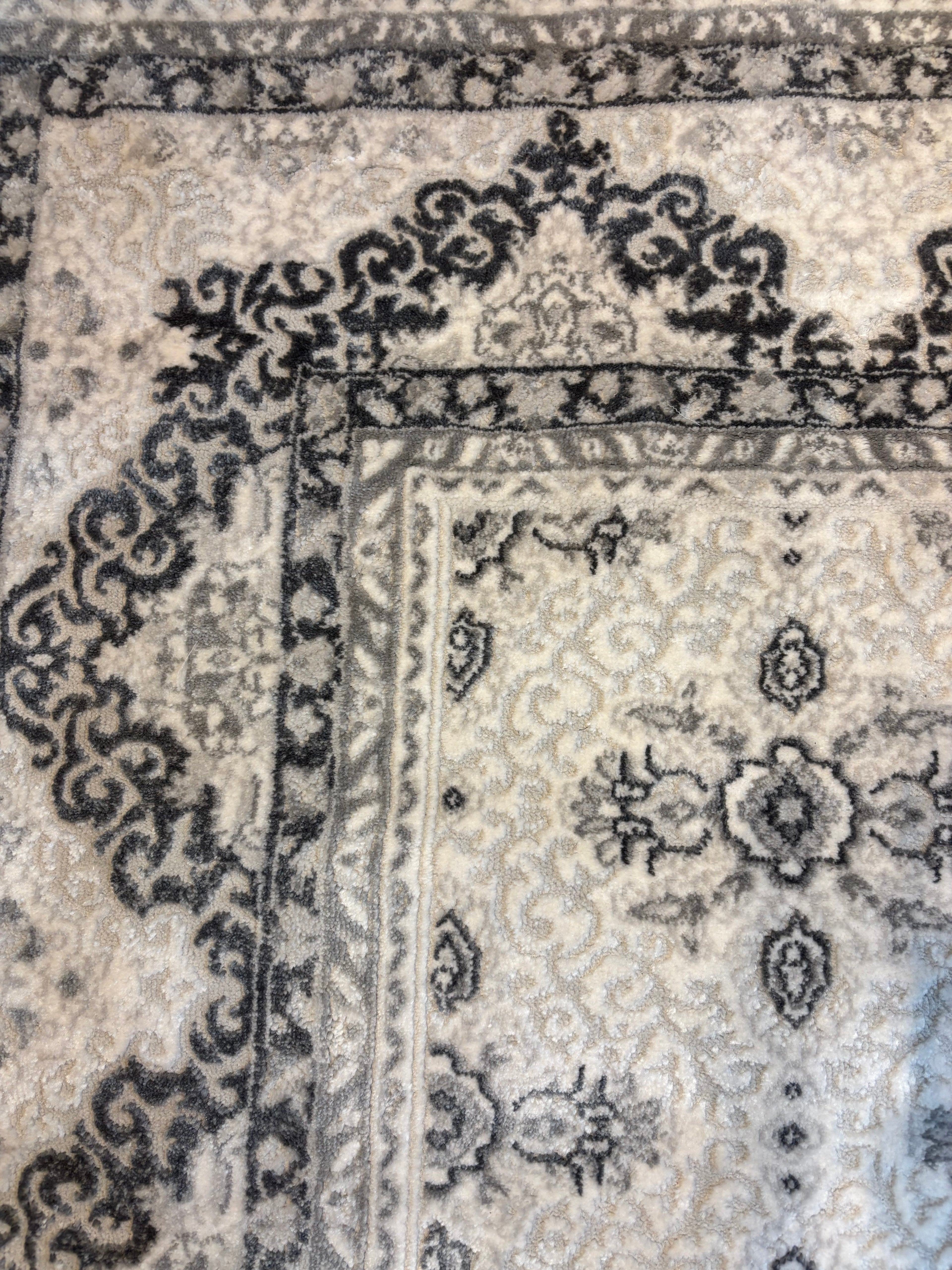 Grey Petal™ Turkish Rug
