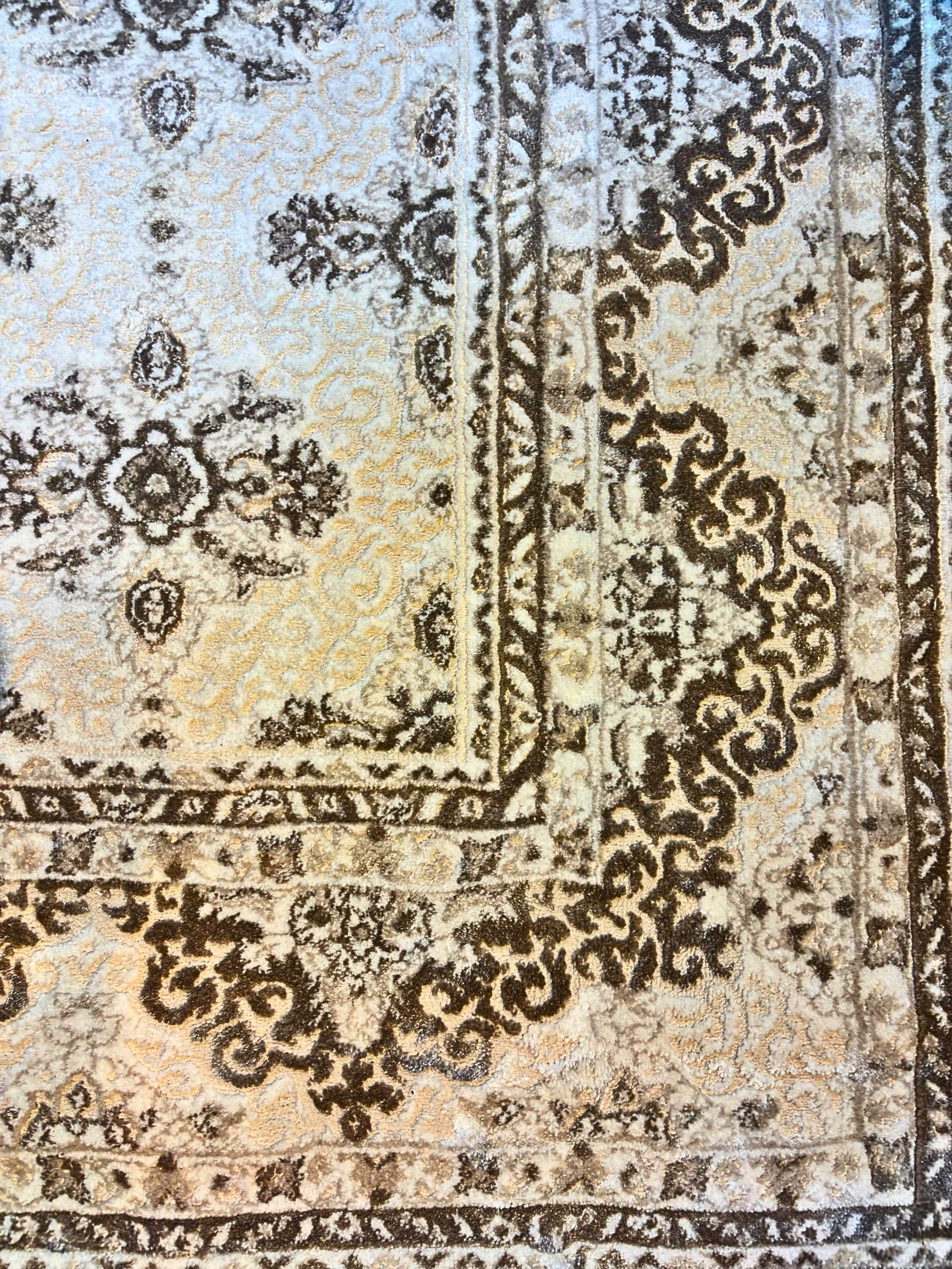 Grey Bloom™ Turkish Rug